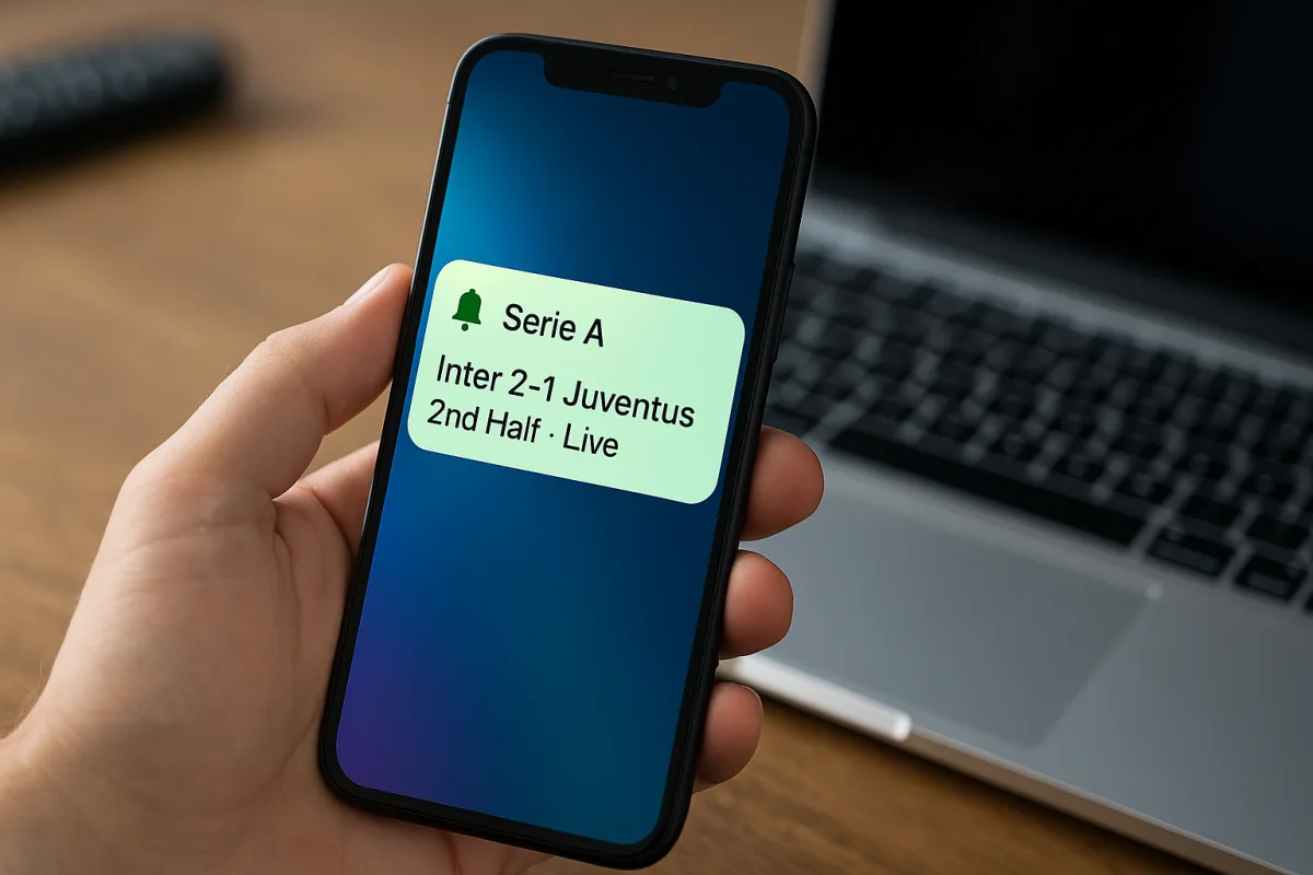 Risultati live Serie A tempo reale: come ricevere notifiche rapide senza scaricare app pesanti