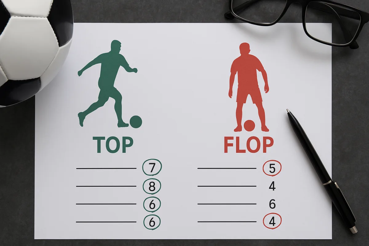 Pagelle top & flop partite di Champions: come leggere oltre ai semplici voti